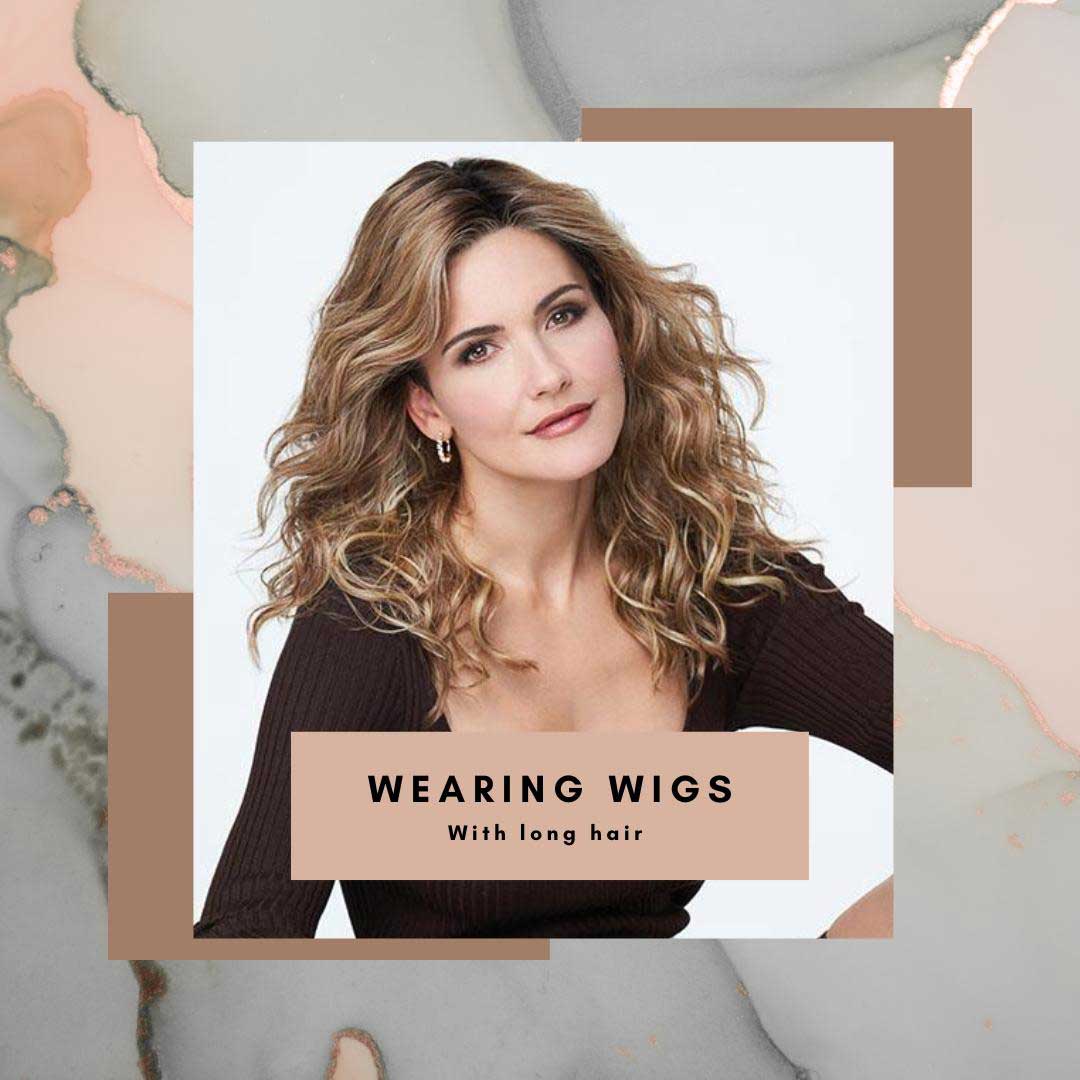 How to put on a wig with long hair wigsbydana