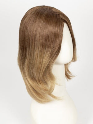 B8/30-14/26RO LIGHT OMBRE | Medium Red-Gold Brown Roots to Midlengths, Light Gold Blonde Midlengths to Ends