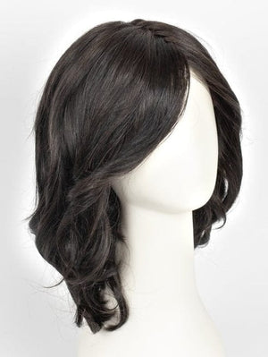 RL2/4 OFF BLACK | Black Evenly Blended with Dark Brown Highlights