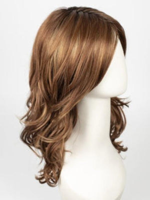 30A27S4 SHADED PEACH | Medium Natural Red & Medium Red-Gold Blonde Blend, Shaded with Dark Brown