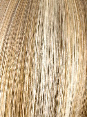 CREAMY TOFFEE | Rooted Dark Blonde Evenly Blended with Light Platinum Blonde and Light Honey Blonde