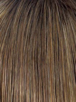 MOCHACCINO-R | Rooted Medium Warm Blonde with Chocolate Undertones and Creamy Blonde Highlights