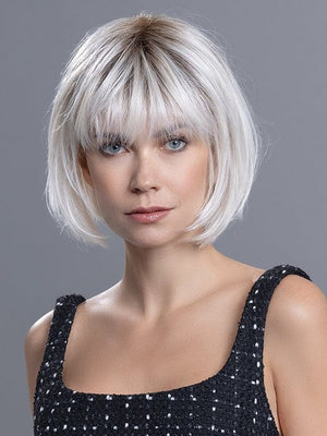 A trendy bob with a blunt fringe