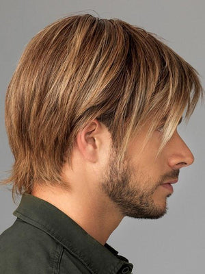 Silicone-Lined Ear Tabs and Extended Nape- Anti-slip to keep the wig securely in place | Color: M12/22SS