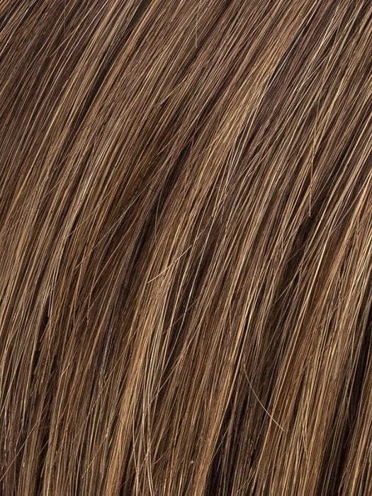 MOCCA ROOTED 830.27.8 | Medium Brown blended with Light Auburn and Dark Strawberry Blonde Blend with Shaded Roots