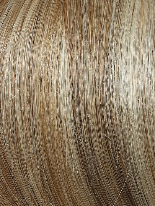 R1621S+ GLAZED SAND | Dark Natural Blonde with Cool Ash Blonde Highlights on Top