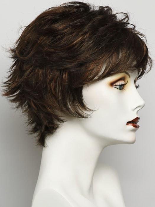 R6/28H COPPERY MINK | Dark Medium Brown Evenly Blended with Vibrant Red Highlights