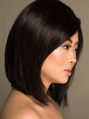 Sky is a shoulder angled  length bob with layers. 