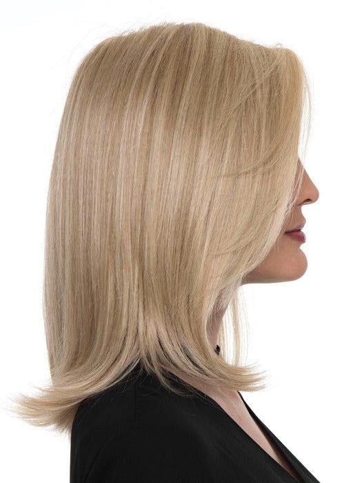 Nothing says class like the Zoey Wig by Envy with her side-swept, shoulder-length locks