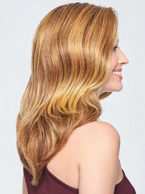 STYLE SOCIETY by Raquel Welch in RL29/25 | Ginger Blonde Evenly Blended with medium Golden Blonde