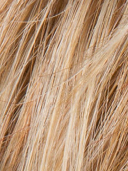 GINGER-BLONDE-ROOTED | Light Honey Blonde, Light Auburn, and Medium Honey Blonde Blend with Dark Roots