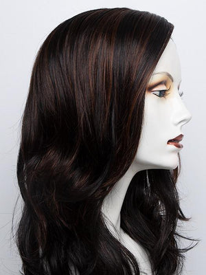 1BRH30 | Soft Black with 33% Gold-Red Highlights