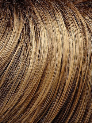 24BT18S8 | Medium Natural Ash and Light Natural Gold Blonde Blend, Shaded with Medium Brown