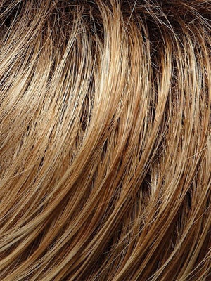 27T613S8  SHADED SUN |  Strawberry Blonde/Warm Platinum Blonde Blend, Shaded with Medium Brown