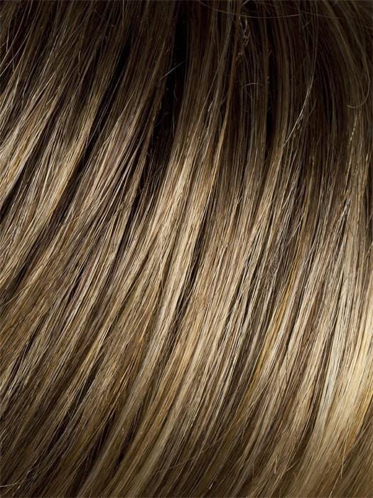 BERNSTEIN-ROOTED 12.19.26 | Light Brown base with subtle Light Honey Blonde and Light Butterscotch Blonde highlights and Dark