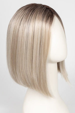 RL16/22SS SHADED ICED SWEET CREAM | Pale Blonde with Slight Platinum Highlighting with Dark Roots