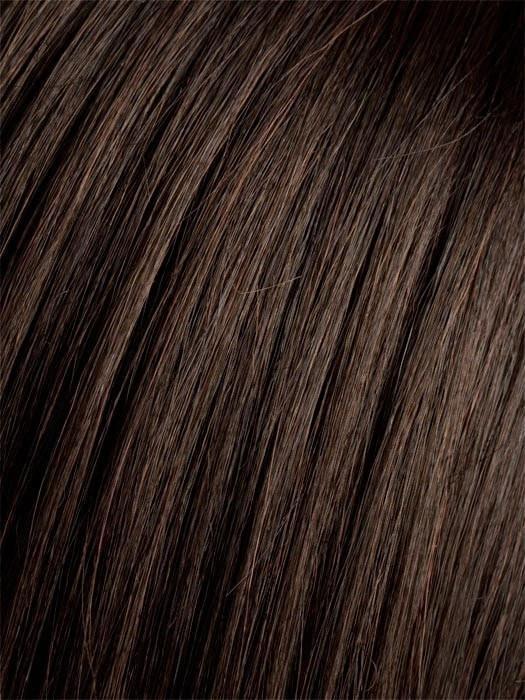 ESPRESSO ROOTED | Darkest Brown base with a blend of Dark Brown and Warm Medium Brown throughout with Dark Roots