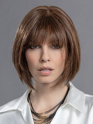 MOOD by ELLEN WILLE in CHOCOLATE MIX 8.30.27 | Medium Brown and Light Auburn with Dark Strawberry Blonde Blend *Style has been cut*