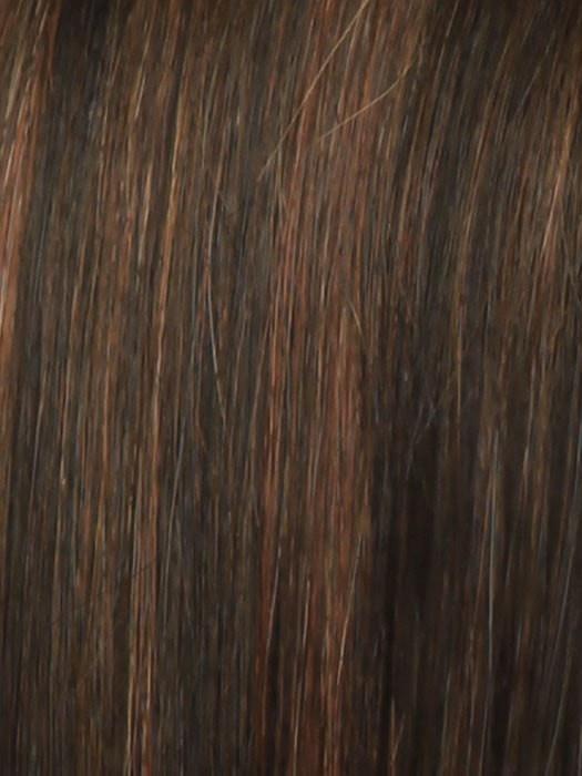 R6/28H COPPERY MINK | Dark Medium Brown Evenly Blended with Vibrant Red Highlights