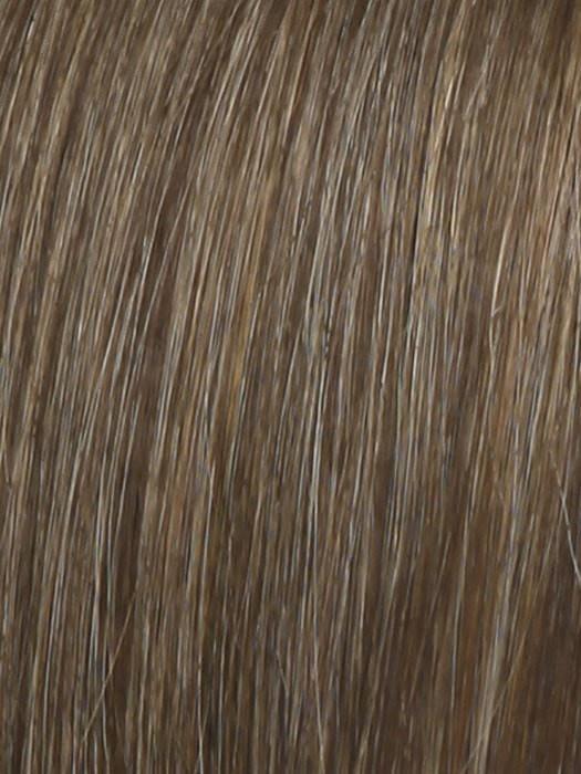 R9F26 MOCHA FOIL | Warm Medium Brown with Medium Golden Blonde Highlights Around the Face