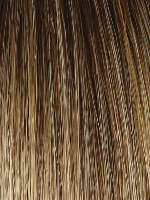 RL14/25SS Shaded Honey Ginger | Dark Blonde Evenly Blended with Medium Golden Blonde With Dark Roots