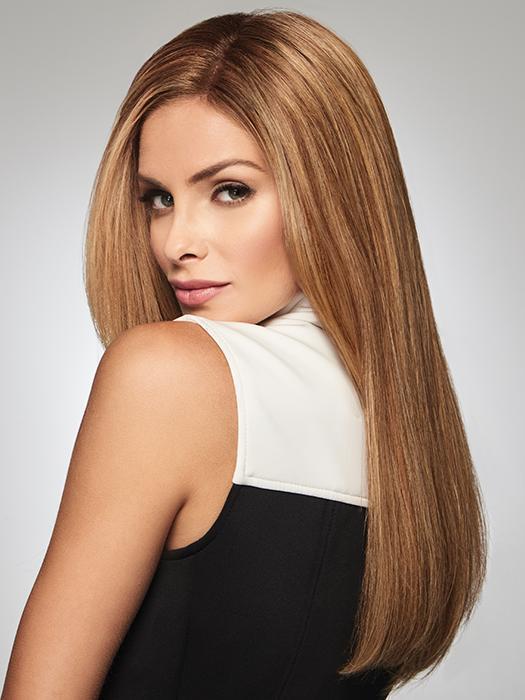 This human hair top piece is the perfect answer if you have longer length hair
