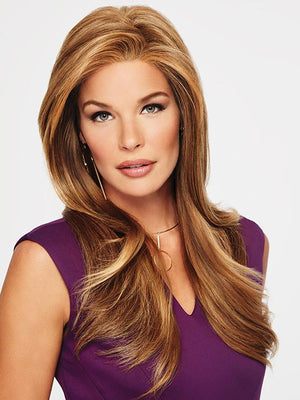 TOP BILLING by RAQUEL WELCH in RL29/33SS ICED PUMPKIN SPICE | Strawberry Blonde shaded with Dark Red-Brown