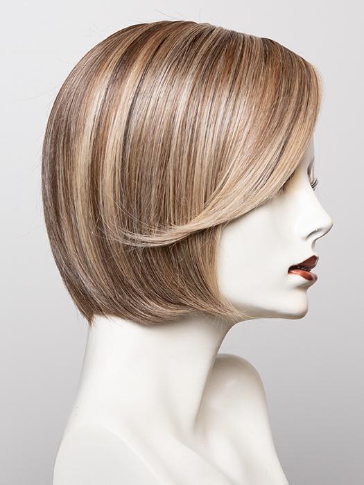 SS12/22 SHADED CAPPUCCINO | Light Golden Brown Evenly Blended with Cool Platinum Blonde Highlights and Dark Roots