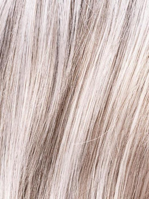 DARK-SNOW-ROOTED 56.60.48 | Pure Silver White with 10% Medium Brown and Silver White with 5% Light Brown Blend with a Dark Root