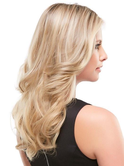 It can be heat-styled with a flat iron or curling iron making blending flawless