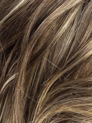 BERNSTEIN-ROOTED 12.26.19 | Light Brown Base with subtle Light Honey Blonde and Light Butterscotch Blonde Highlights and Dark Roots