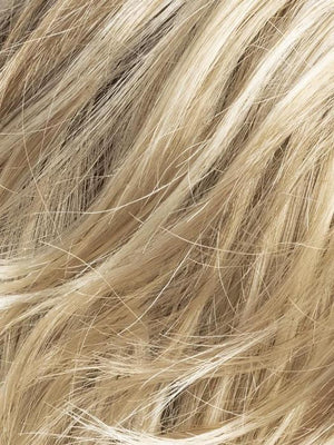 CHAMPAGNE-ROOTED 22.25.26 | Light Beige Blonde, Medium Honey Blonde, and Platinum Blonde Blend with Dark Roots