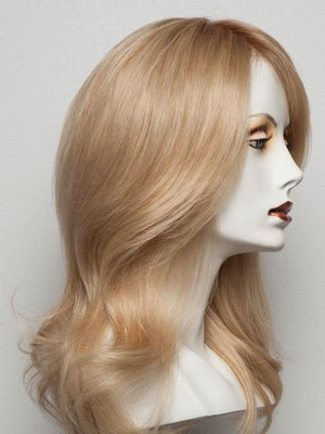 CHAMPAGNE ROOTED | Light Beige Blonde,  Medium Honey Blonde, and Platinum Blonde blend with Dark Roots