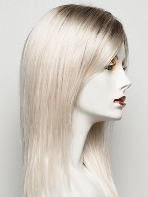 LIGHT CHAMPAGNE ROOTED | Pearl Platinum and Light Golden Blonde Blend with Medium Brown Roots