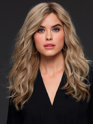ANGIE by Jon Renau in 12FS12 MALIBU BLONDE | Light Gold Brown, Light Natural Gold Blonde, and Pale Natural Gold-Blonde Blend, Shaded with Light Gold Brown