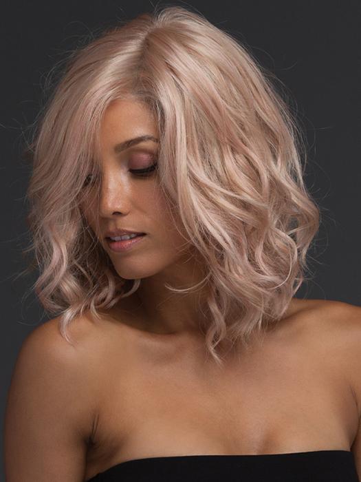 SMOKY-ROSE | Platinum Blonde and Soft Pink Blend