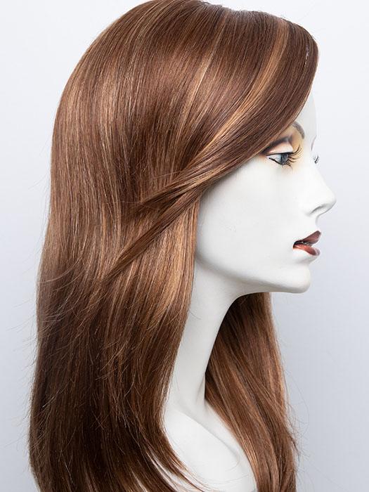 FS27 | Medium Red-Gold Brown and Light Red-Gold Blonde Blend with Light Red-Gold Blonde Bold Highlights