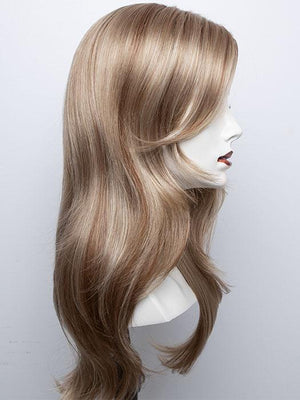 SUGAR CANE-R | Platinum Blonde and Strawberry Blonde evenly blended base with Light Auburn highlight
