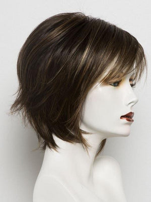 CHOCOLATE SWIRL | Dark Brown Base Evenly Blended with Light Auburn and Honey Blonde