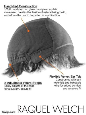 100% Hand-Tied cap for extra comfort