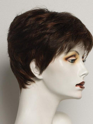 R6/28H COPPERY MINK | Dark Medium Brown Evenly Blended with Vibrant Red Highlights