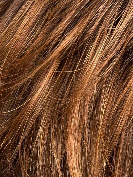 HAZELNUT-ROOTED 30.28.33 | Medium Brown base with Medium Reddish Brown and Copper Red highlights and Dark Roots