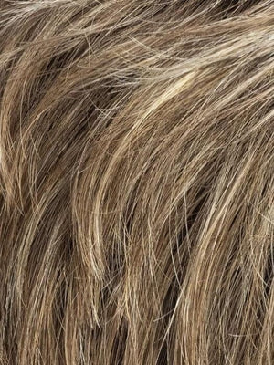 BERNSTEIN-ROOTED 12.26.19 | Light Brown Base with Subtle Light Honey Blonde and Light Butterscotch Blonde Highlights and Dark Roots